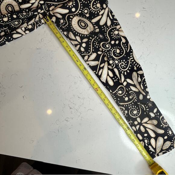 Louis Ferard Vintage Black Designer Summer Ankle Pants Size 8 - Picture 9 of 9